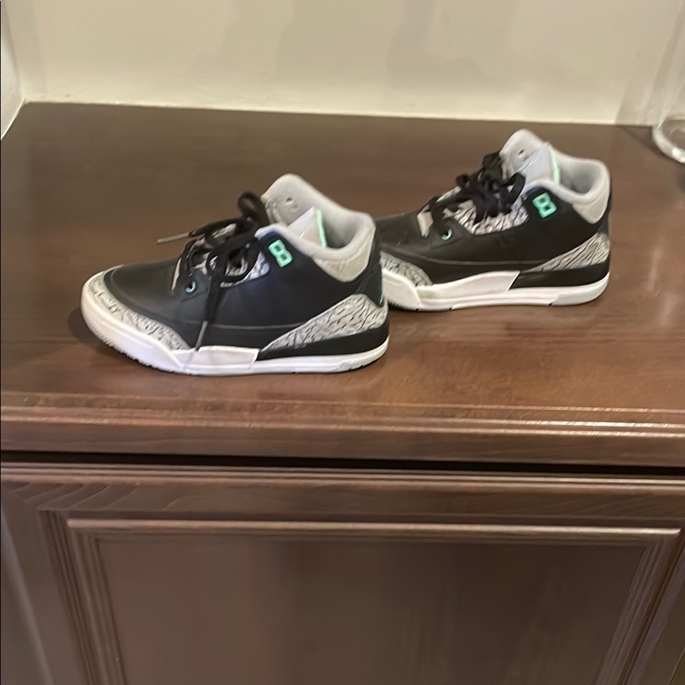 Kids Black and Gray Sneakers
